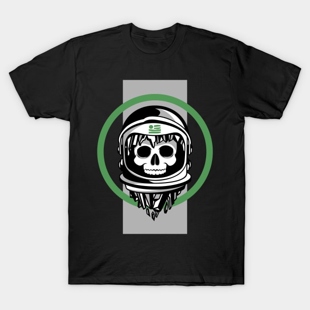 Dead astronaut with halo T-Shirt by Korablev